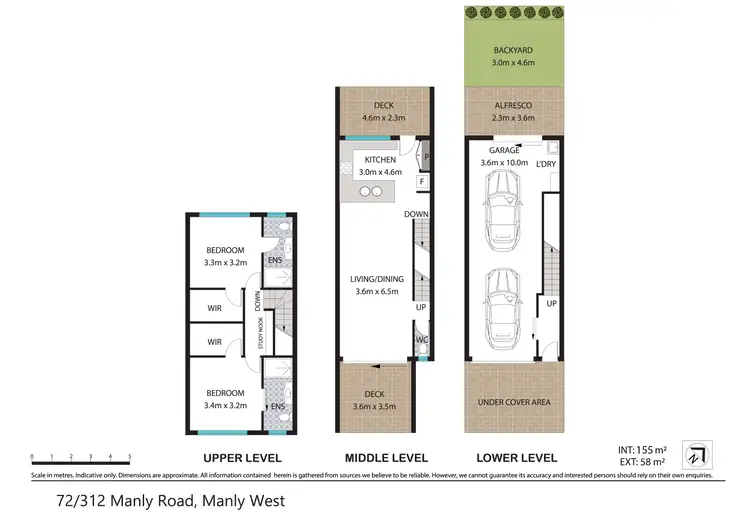 Floorplan of Homely townhouse listing, 72/312 Manly Road, Manly West QLD 4179