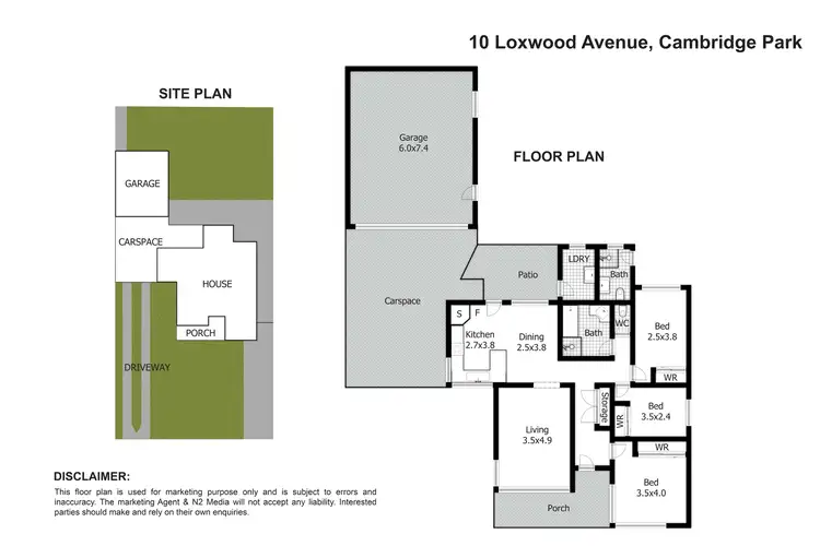 Floorplan of Homely house listing, 10 Loxwood Avenue, Cambridge Park NSW 2747