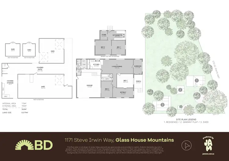 Floorplan of Homely house listing, 1171 Steve Irwin Way, Glass House Mountains QLD 4518