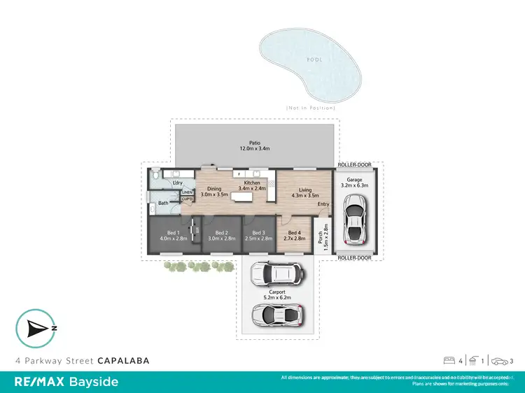 Floorplan of Homely house listing, 4 Parkway Street, Capalaba QLD 4157