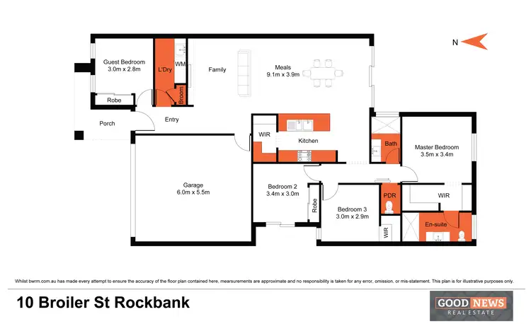 Floorplan of Homely house listing, 10 Broiler Street, Rockbank VIC 3335