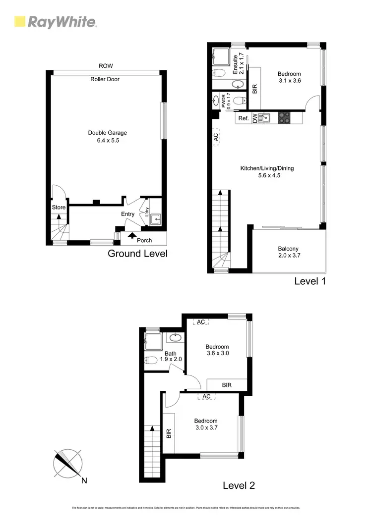 Floorplan of Homely townhouse listing, 1/16 Kate Street, St Albans VIC 3021