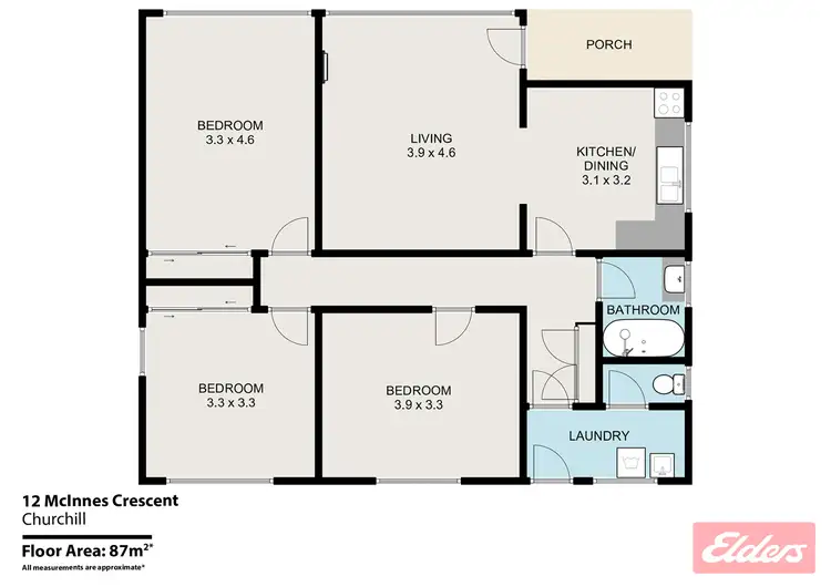 Floorplan of Homely house listing, 12 Mcinnes Crescent, Churchill VIC 3842