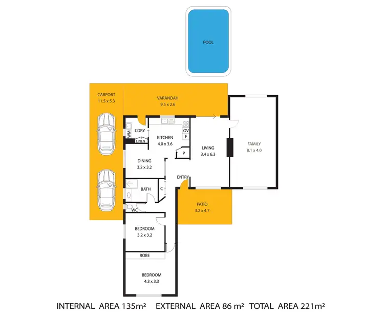 Floorplan of Homely house listing, 24 Peterswool Road, Elizabeth Park SA 5113