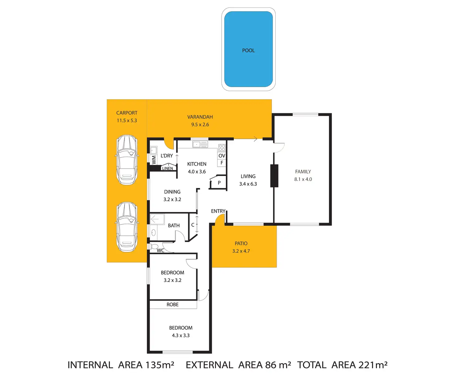 Floorplan of Homely house listing, 24 Peterswool Road, Elizabeth Park SA 5113