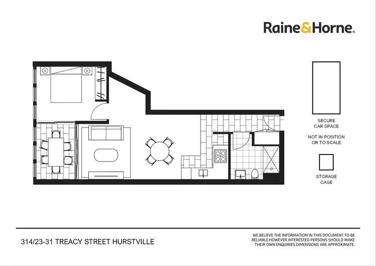 Floorplan of Homely apartment listing, 314/23-31 Treacy Street, Hurstville NSW 2220
