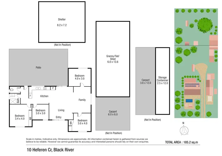 Floorplan of Homely rural property listing, 10 Heferen Crescent, Black River QLD 4818