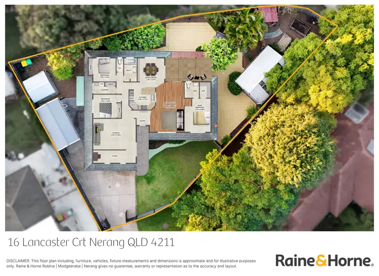 Floorplan of Homely house listing, 16 Lancaster Court, Nerang QLD 4211