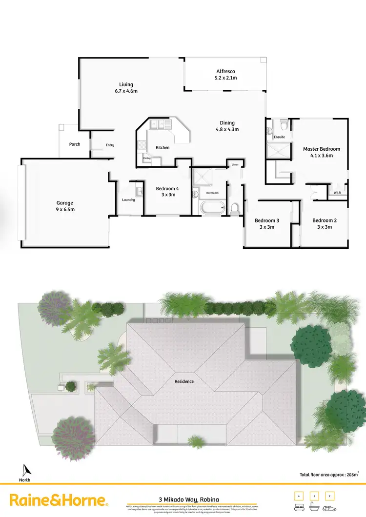 Floorplan of Homely house listing, 3 Mikado Way, Robina QLD 4226