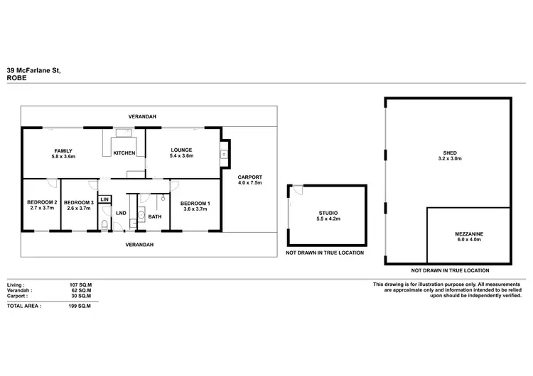 Floorplan of Homely house listing, 39 Mcfarlane Street, Robe SA 5276