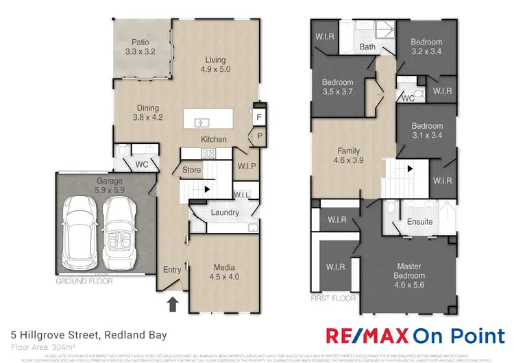 Floorplan of Homely house listing, 5 Hillgrove Street, Redland Bay QLD 4165