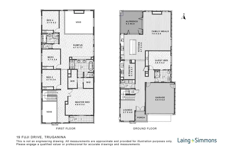 Floorplan of Homely house listing, 19 Fuji Drive, Truganina VIC 3029