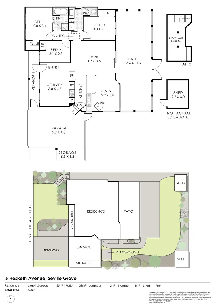 Floorplan of Homely house listing, 5 Hesketh Avenue, Seville Grove WA 6112