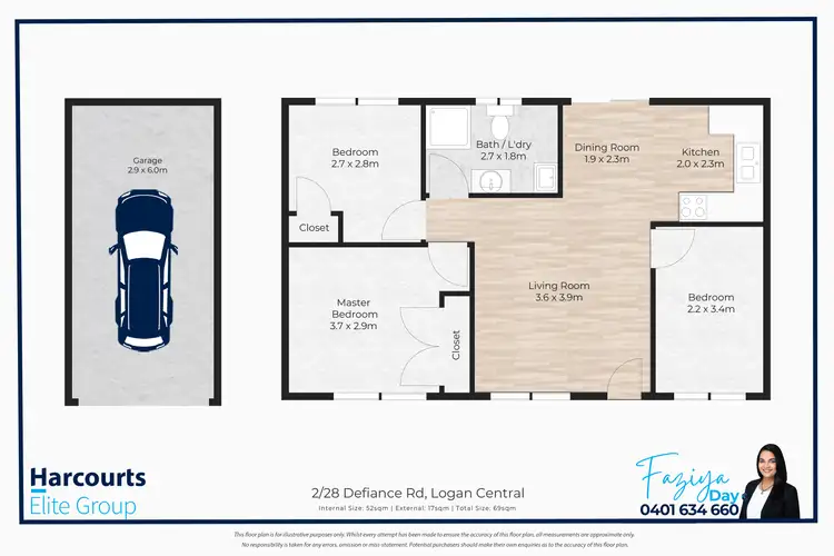 Floorplan of Homely house listing, 2/28 Defiance Road, Logan Central QLD 4114