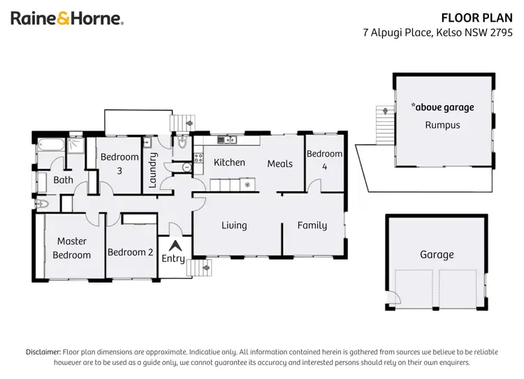 Floorplan of Homely house listing, 7 Alpugi Place, Kelso NSW 2795