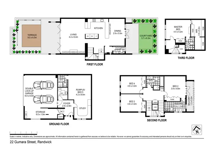 Floorplan of Homely house listing, 22 Gumara Street, Randwick NSW 2031