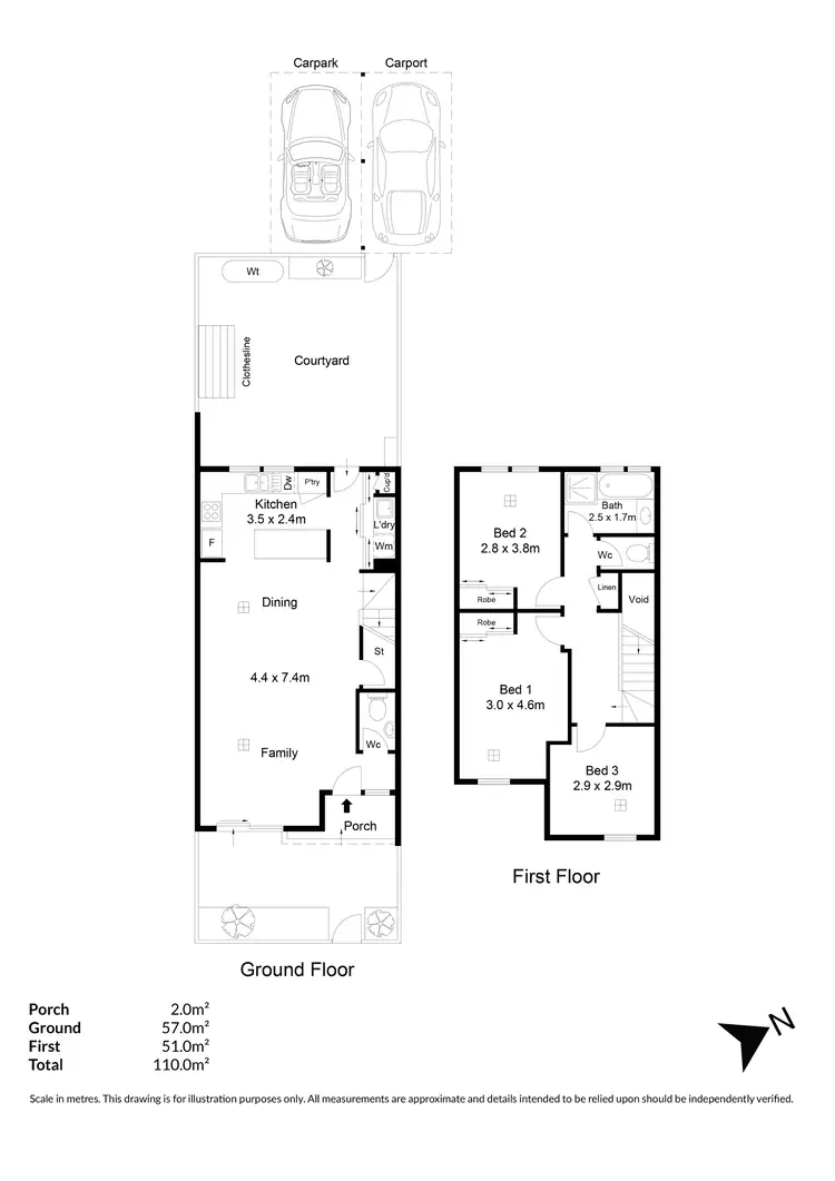 Floorplan of Homely house listing, 10/40 Hume Street, Salisbury North SA 5108