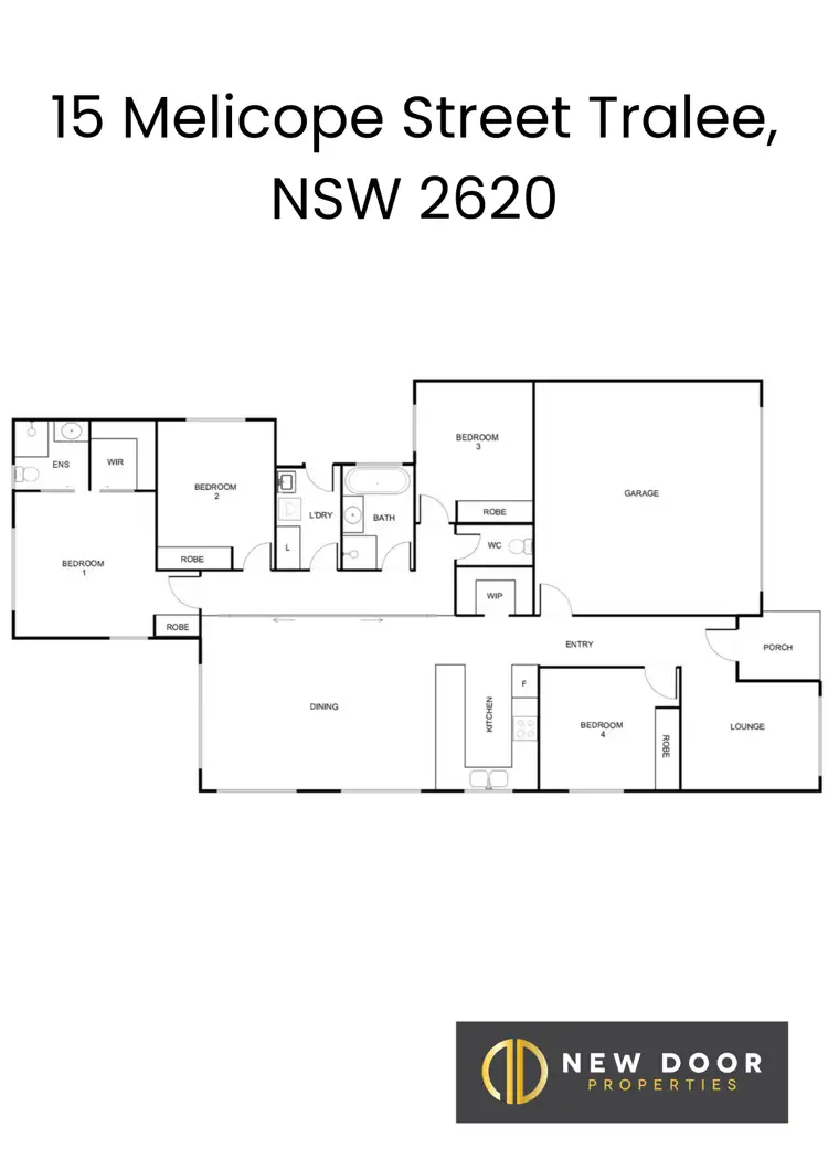 Floorplan of Homely house listing, 15 Melicope Street, Tralee NSW 2620