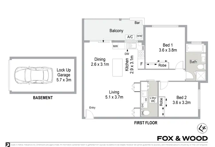 Floorplan of Homely apartment listing, 7/8-14 Gibbs Street, Miranda NSW 2228