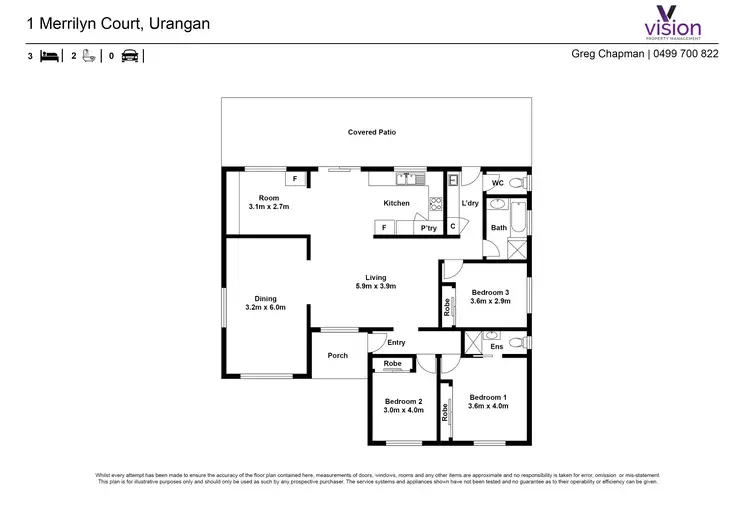 Floorplan of Homely house listing, 1 Merrilyn Court, Urangan QLD 4655