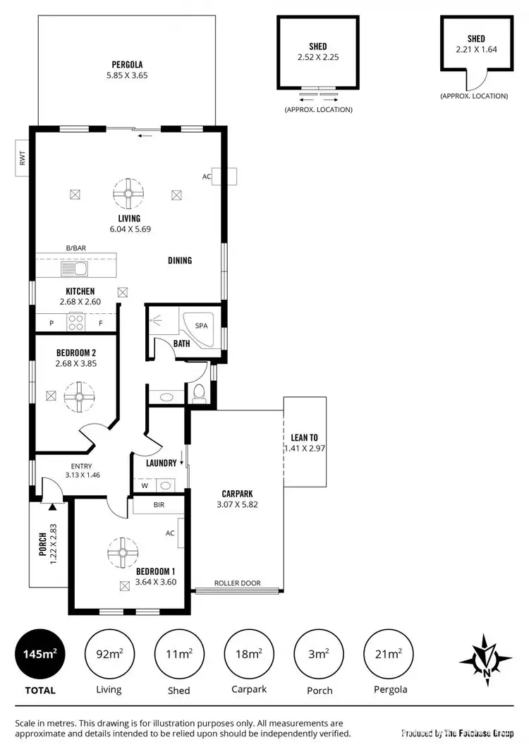 Floorplan of Homely house listing, 3 Phyllis Court, Trott Park SA 5158