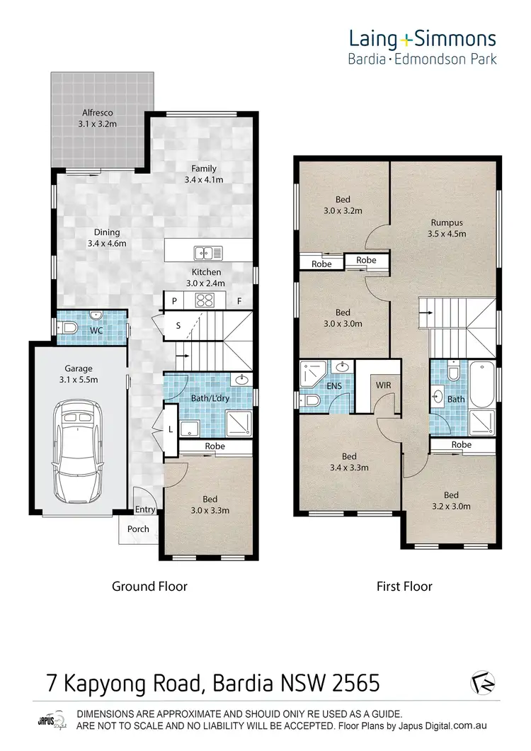 Floorplan of Homely house listing, 7 Kapyong Street, Bardia NSW 2565