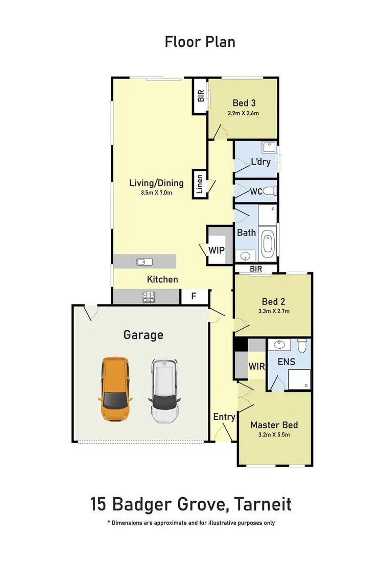 Floorplan of Homely house listing, 15 Badger Grove, Tarneit VIC 3029