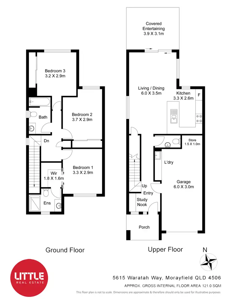 Floorplan of Homely unit listing, 56/15 Waratah Way, Morayfield QLD 4506