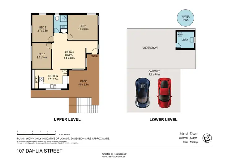 Floorplan of Homely house listing, 107 Dahlia Street, Cannon Hill QLD 4170
