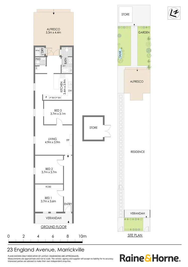 Floorplan of Homely house listing, 23 England Avenue, Marrickville NSW 2204