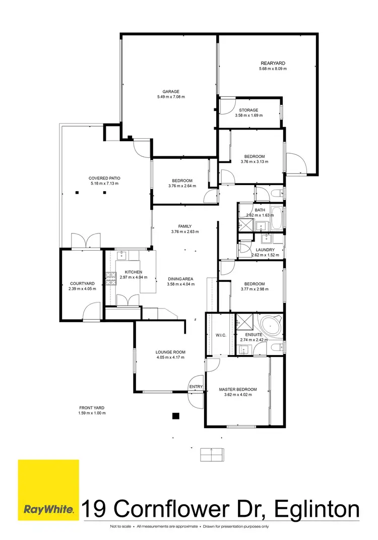Floorplan of Homely house listing, 19 CORNFLOWER DR, Eglinton WA 6034