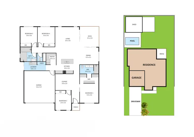 Floorplan of Homely house listing, 10 Arroyo Court, Julago QLD 4816