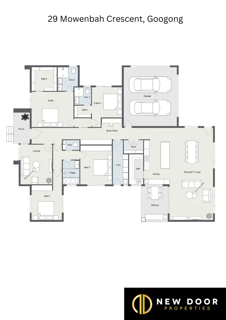 Floorplan of Homely house listing, 29 Mowenbah Crescent, Googong NSW 2620