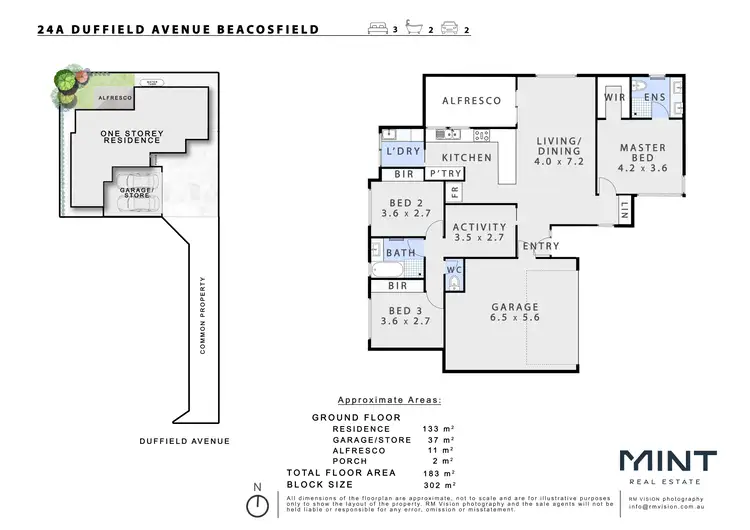 Floorplan of Homely house listing, 24A Duffield Avenue, Beaconsfield WA 6162