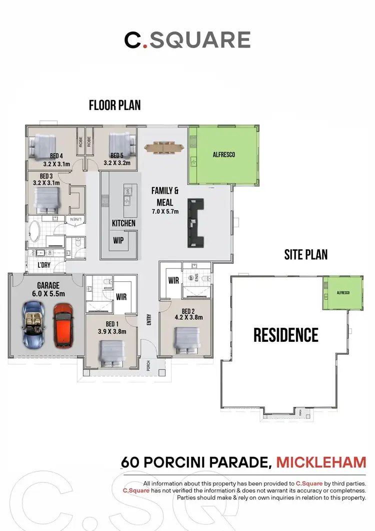 Floorplan of Homely house listing, 60 Porcini Parade, Mickleham VIC 3064