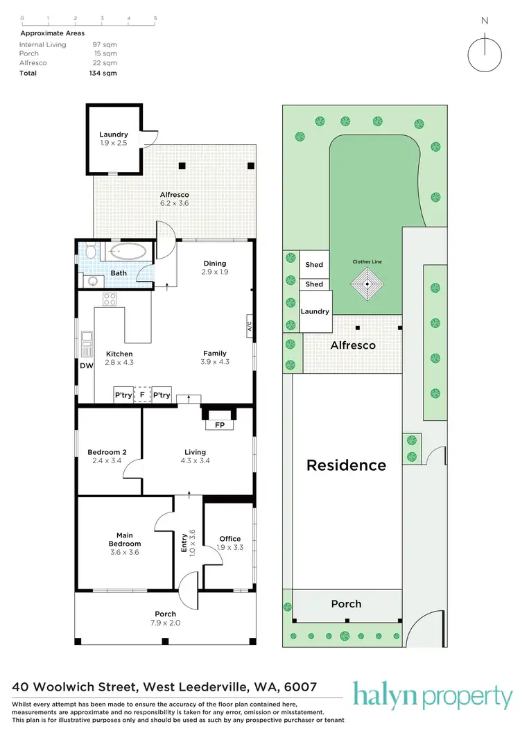 Floorplan of Homely house listing, 40 Woolwich Street, West Leederville WA 6007
