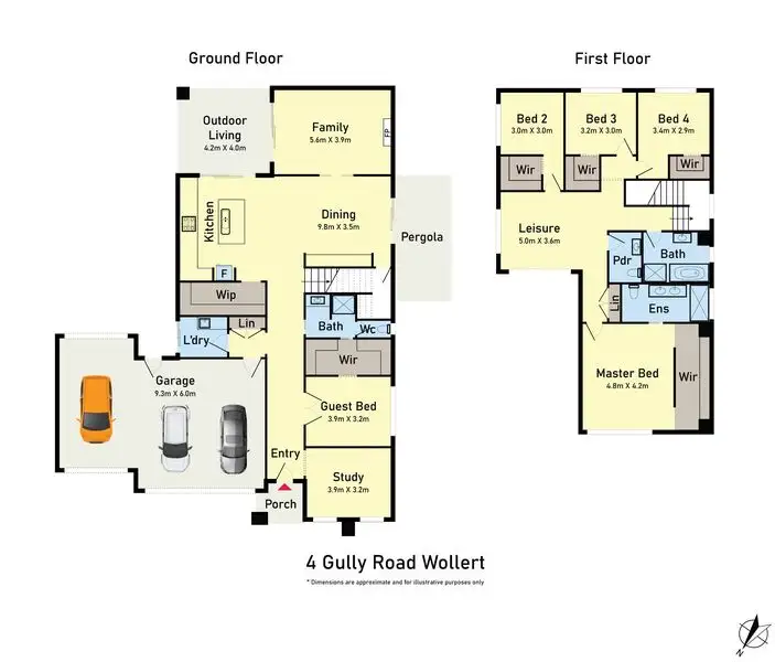 Floorplan of Homely house listing, 4 Gully Road, Wollert VIC 3750