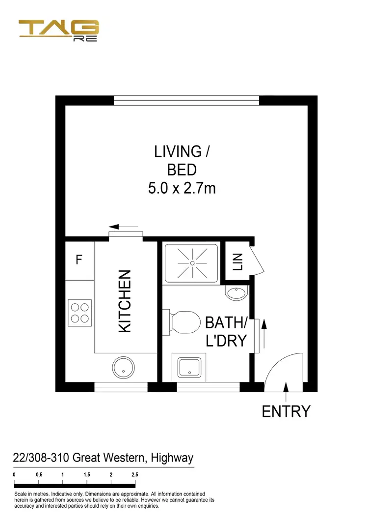 Floorplan of Homely unit listing, 22/308-310 Great Western Highway, St Marys NSW 2760