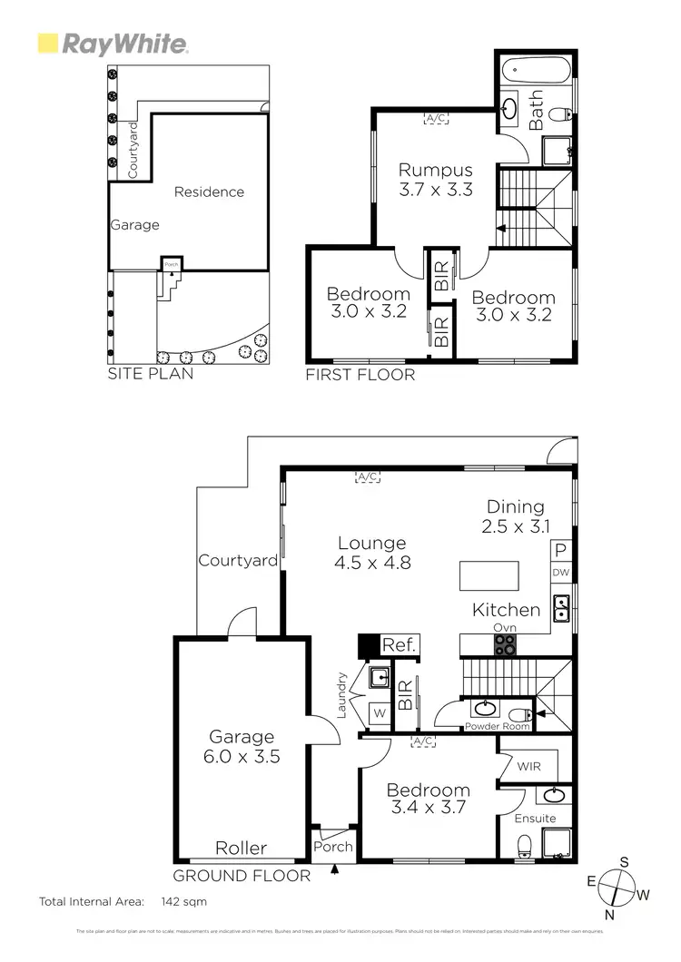 Floorplan of Homely townhouse listing, 1/5 Clairmont Street, Albion VIC 3020