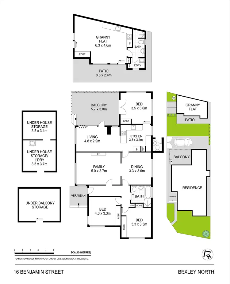 Floorplan of Homely house listing, 16 Benjamin Street, Bexley North NSW 2207