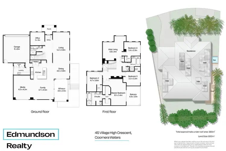 Floorplan of Homely house listing, 45 Village High Crescent, Coomera Waters QLD 4209