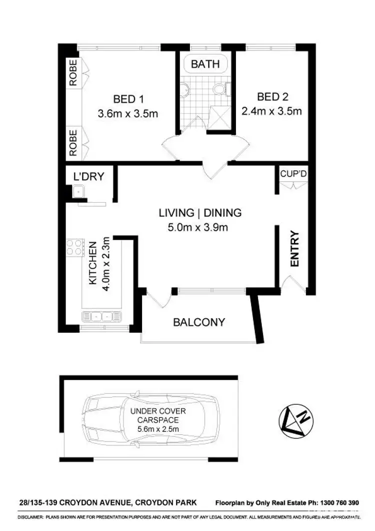 Floorplan of Homely unit listing, 28/135-139 Croydon Avenue, Croydon Park NSW 2133