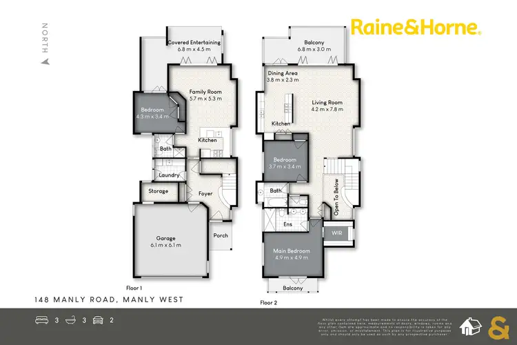 Floorplan of Homely house listing, 148 Manly Road, Manly West QLD 4179