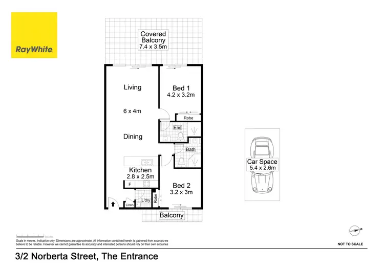 Floorplan of Homely apartment listing, 3/2 Norberta Street, The Entrance NSW 2261
