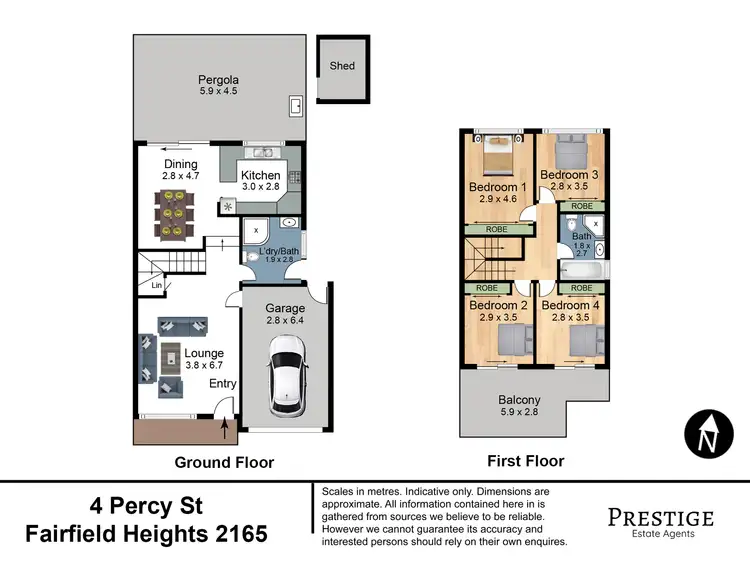 Floorplan of Homely house listing, 4 Percy Street, Fairfield Heights NSW 2165