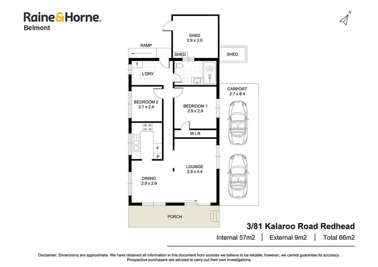 Floorplan of Homely house listing, 3/81 Kalaroo Road, Redhead NSW 2290