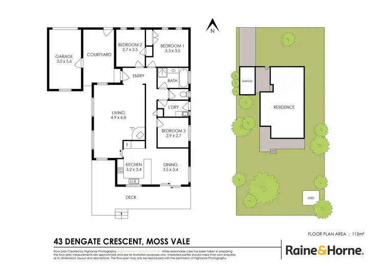 Floorplan of Homely house listing, 43 Dengate Crescent, Moss Vale NSW 2577