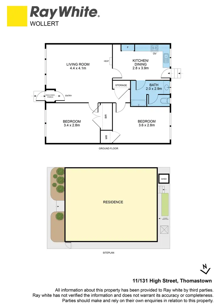 Floorplan of Homely unit listing, 11/131 High Street, Thomastown VIC 3074