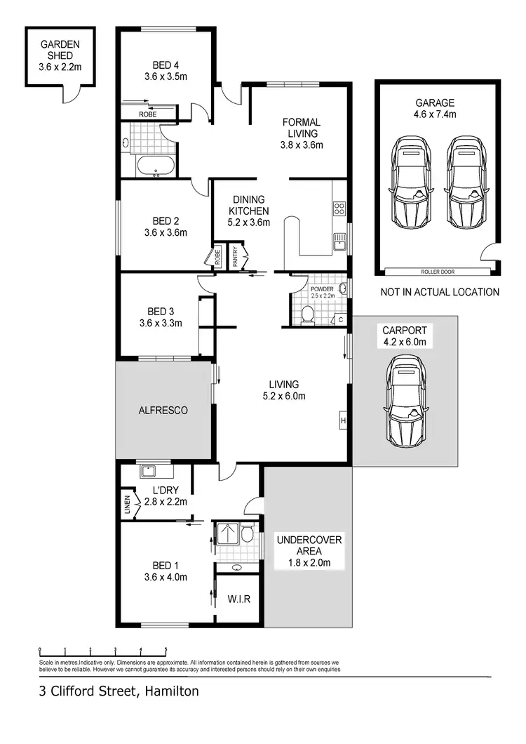 Floorplan of Homely house listing, 3 Clifford Street, Hamilton VIC 3300