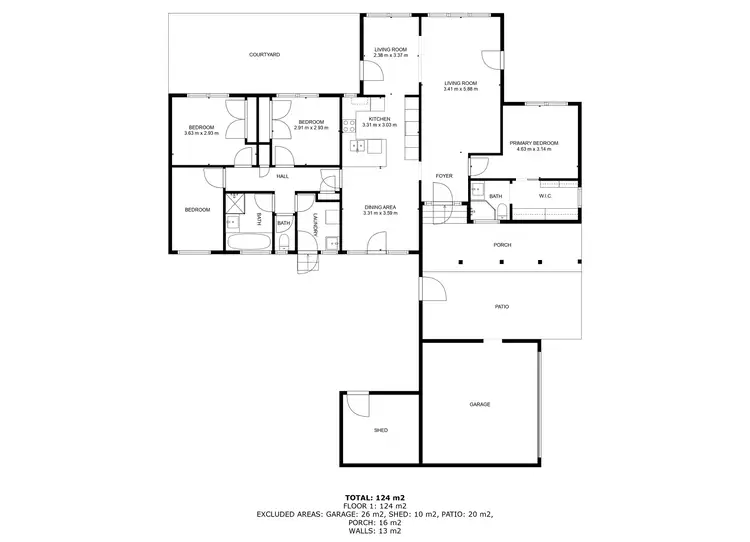 Floorplan of Homely house listing, 907 Pemberton Street, West Albury NSW 2640